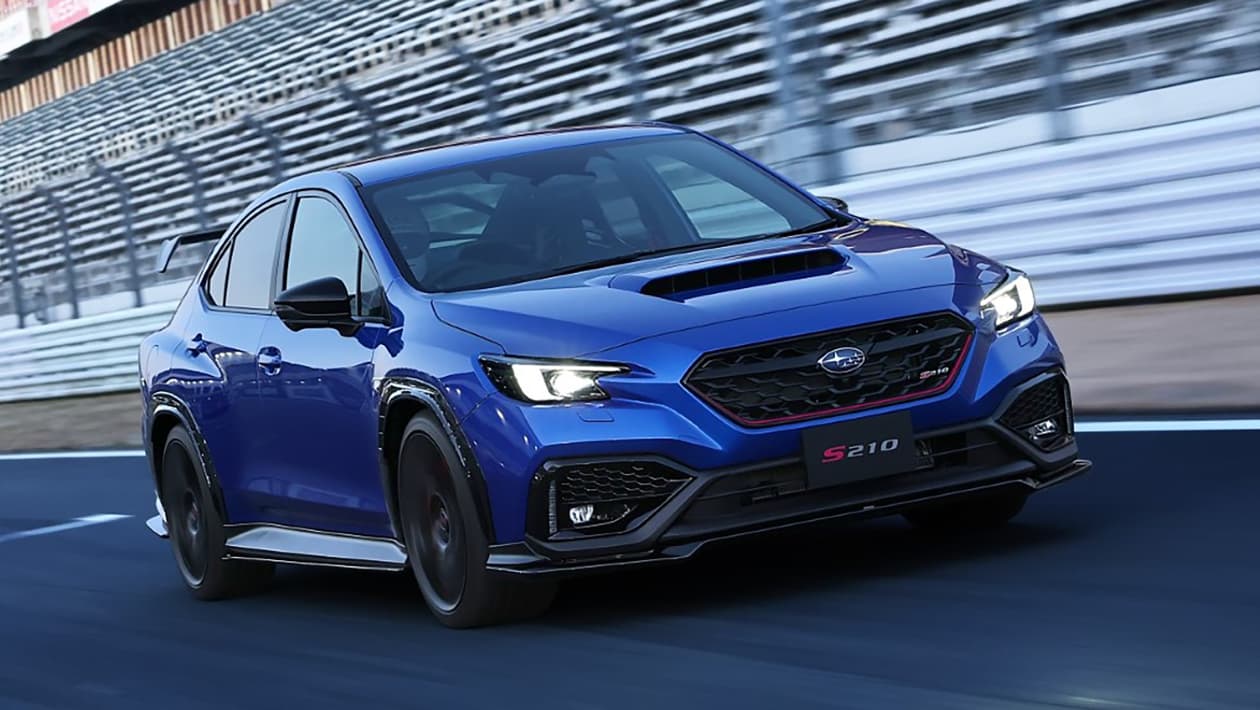 New Subaru WRX S210 STI the most focused STI has a CVT gearbox evo